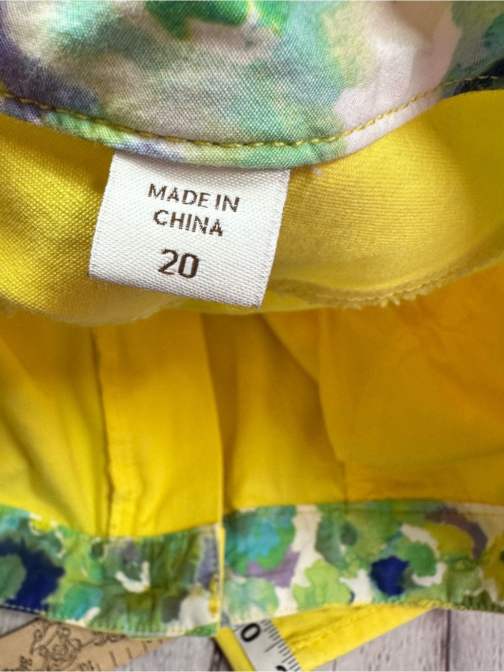 Coldwater Creek Bright Yellow Capri Pants women 20 cotton blend beach summer - Picture 6 of 8